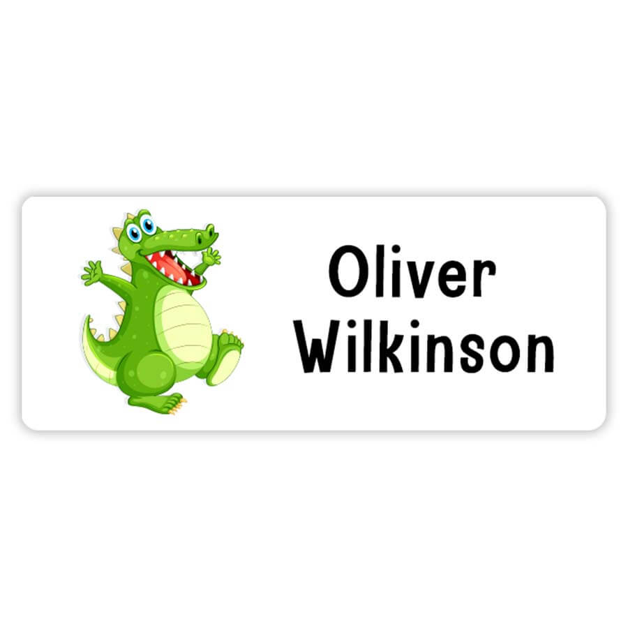 Alligator name stickers