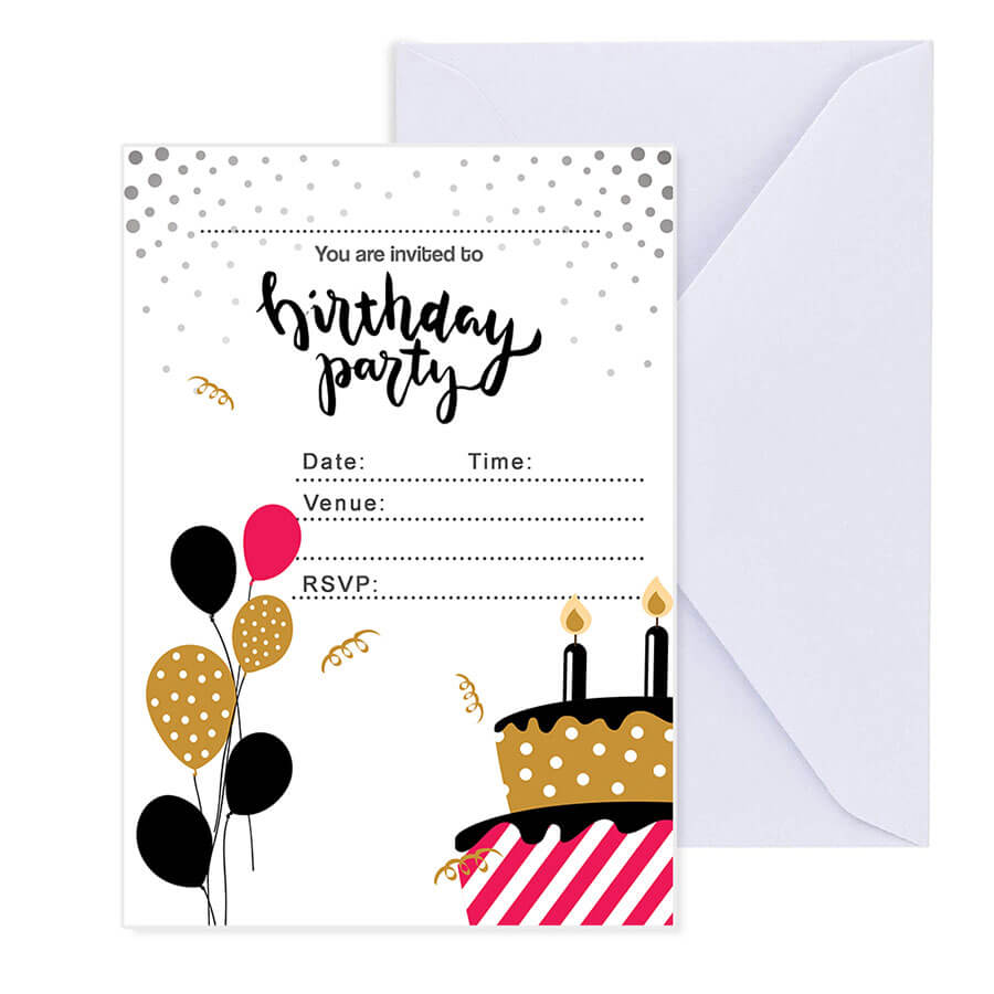 Childerns Birthday Invitation Cards