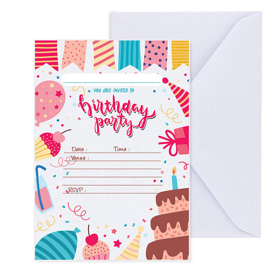 Childerns Birthday Invitation Cards