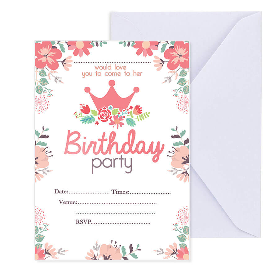 Childerns Birthday Invitation Cards