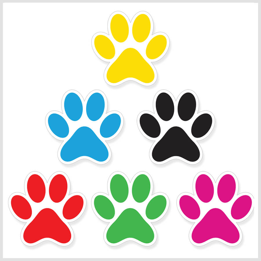 Dog Paw Stickers