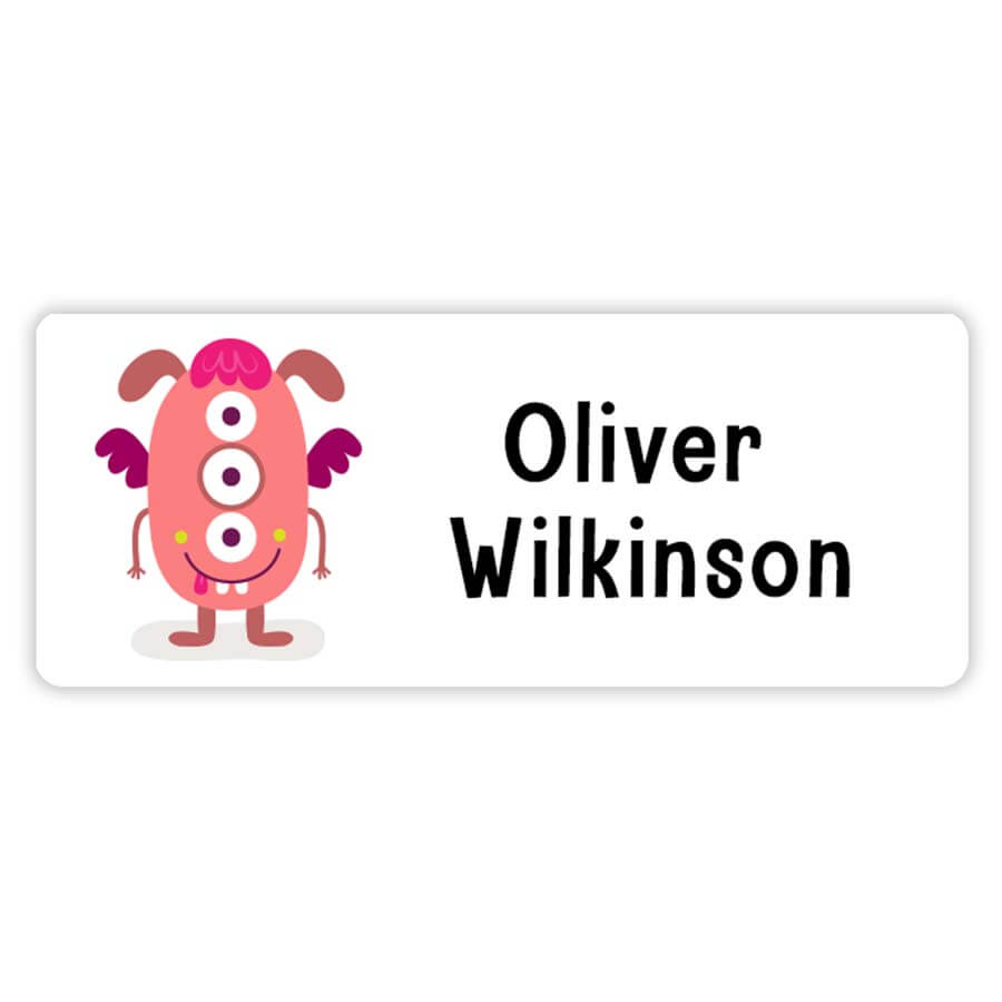 Monster personalised labels