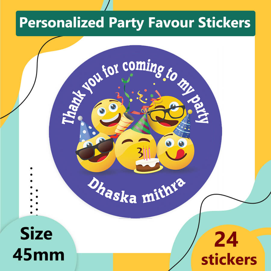 Personlised Party Celebration Labels