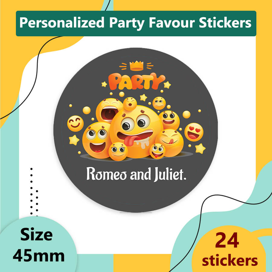 Personlised Party Celebration Labels